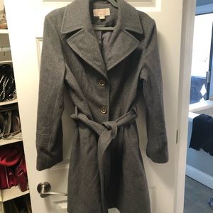 *EUC* Michael Kors Wool Blend Belted Winter Coat